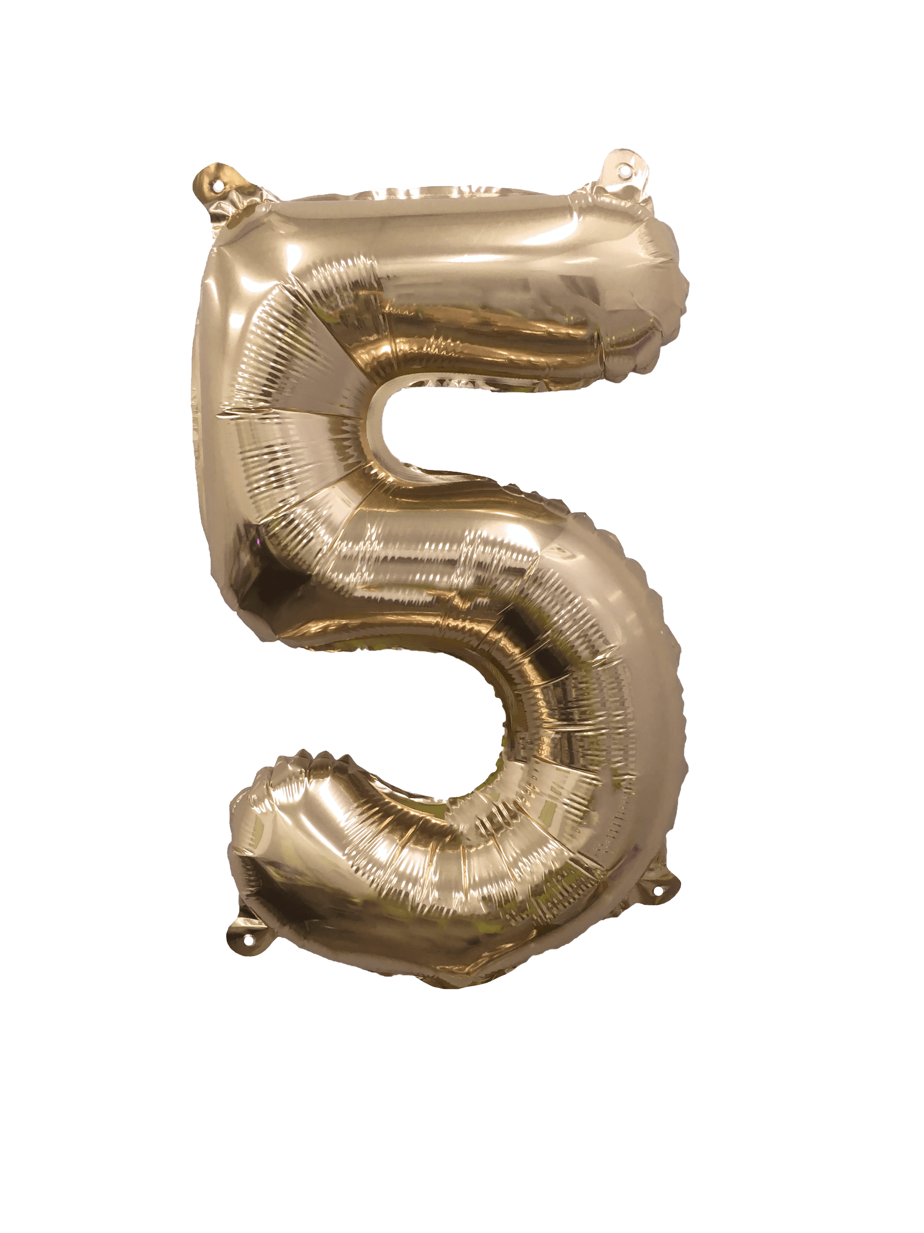 32" Ellie's Brand Mylar (Gold) Number 5 - Single Pack  